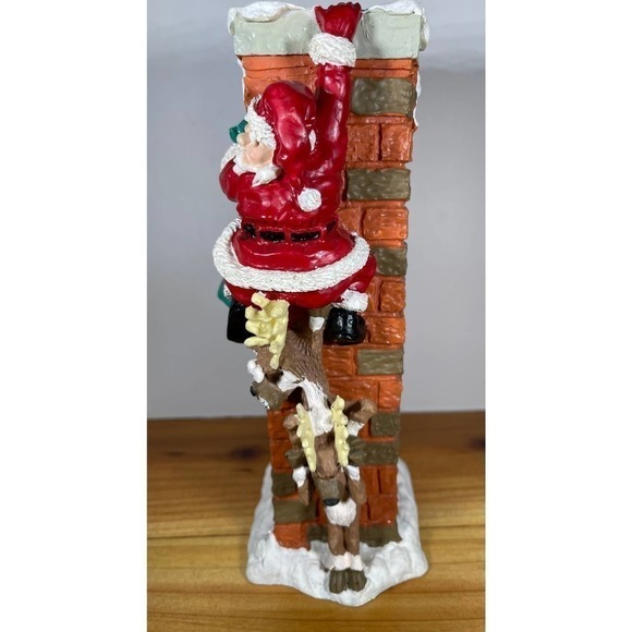 𝅺VTG House of Lloyd Around The World Christmas Up The Chimney Matchstick Holder - Picture 7 of 11